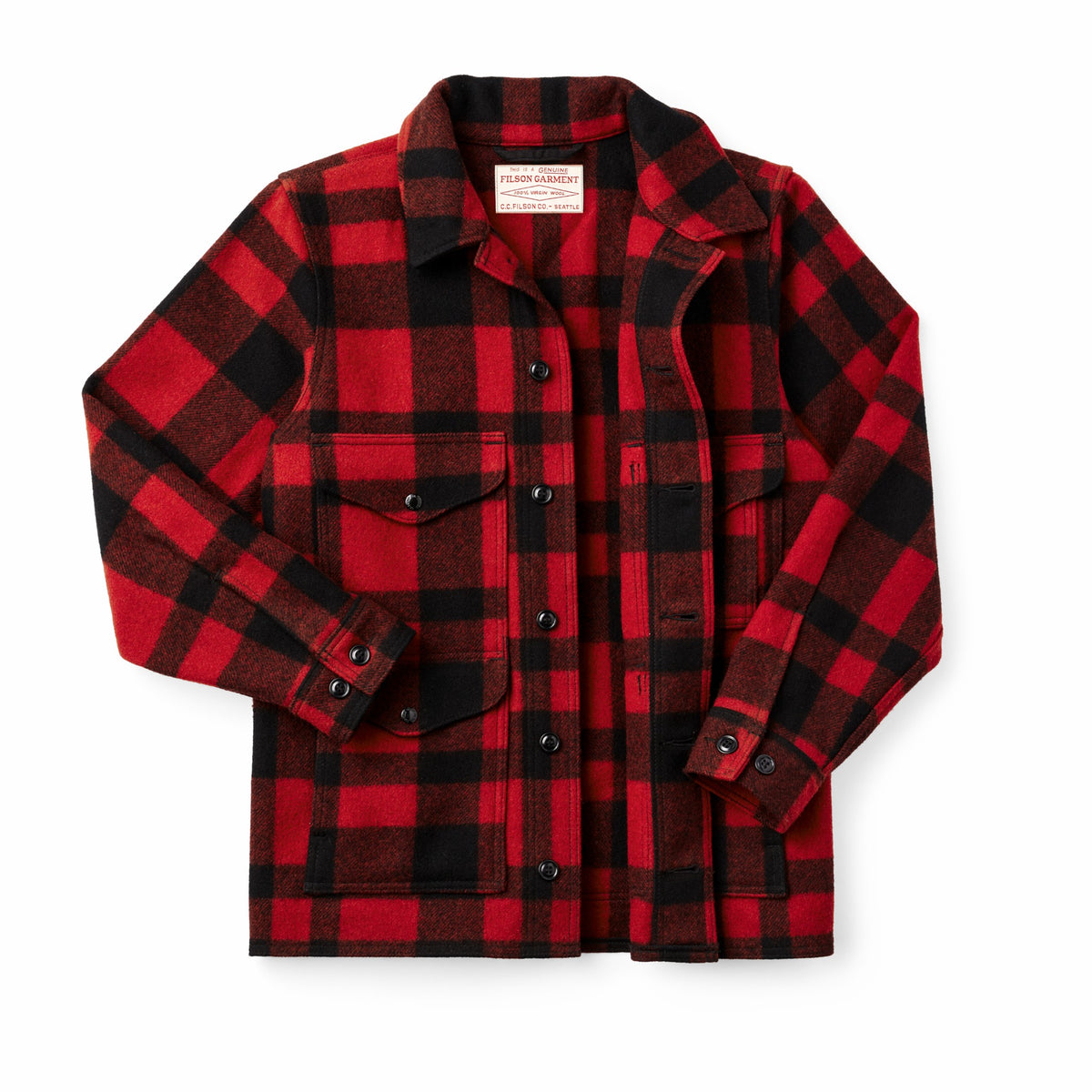 Men Filson Mackinaw Wool Cruiser Jacket