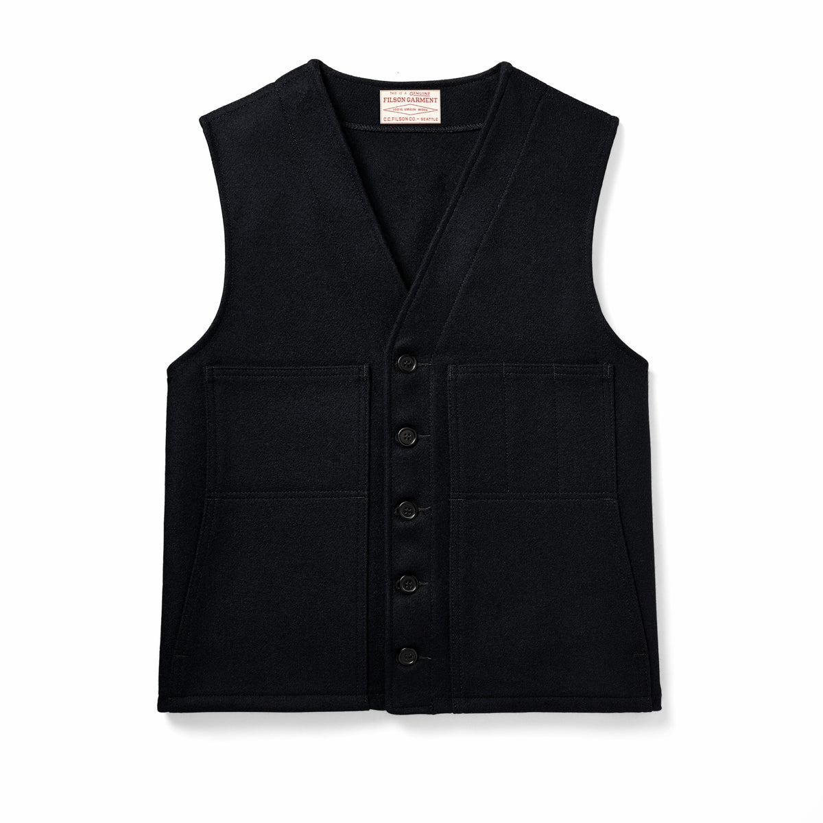 Men Filson Mackinaw Wool Vest