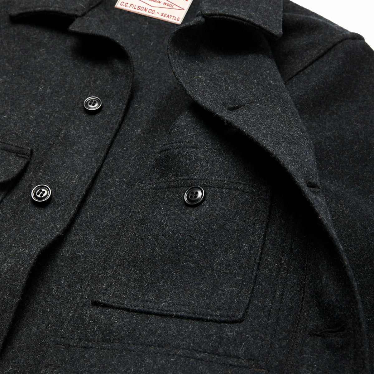 Men Filson Mackinaw Wool Cruiser Jacket