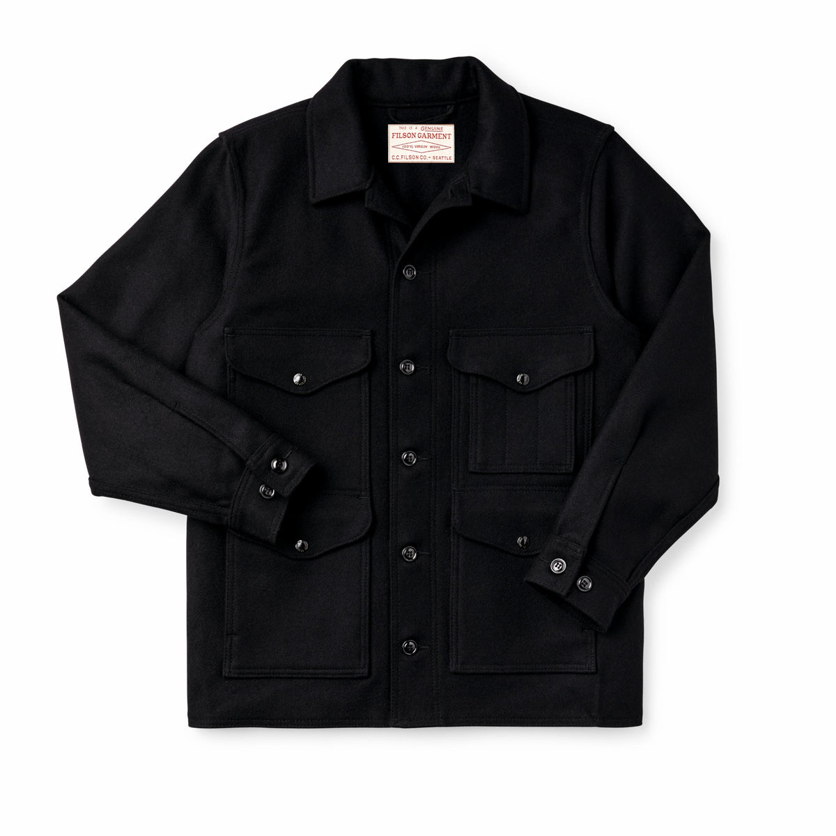 Men Filson Mackinaw Wool Cruiser Jacket