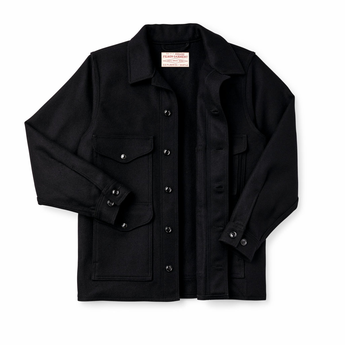 Men Filson Mackinaw Wool Cruiser Jacket