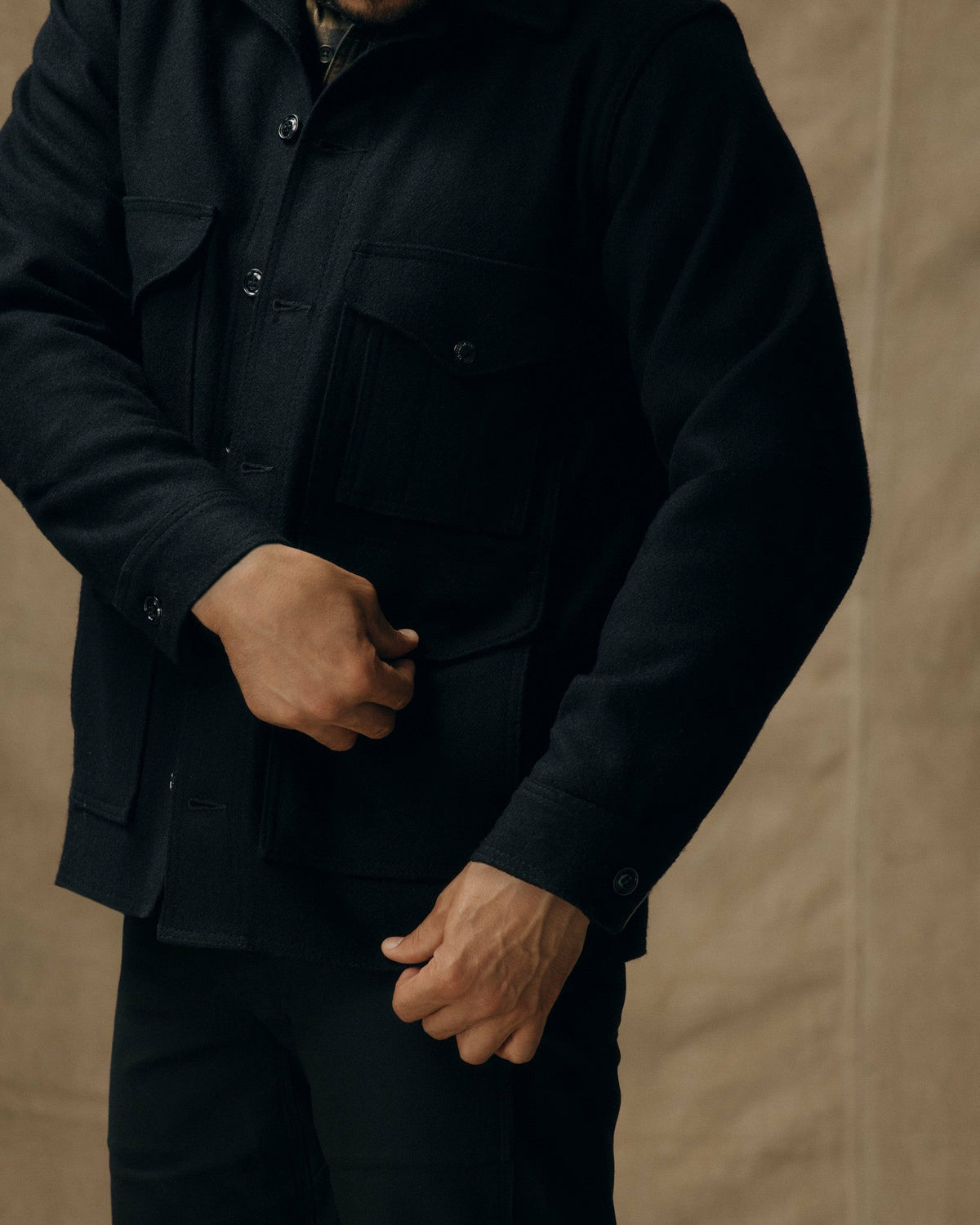 Men Filson Mackinaw Wool Cruiser Jacket