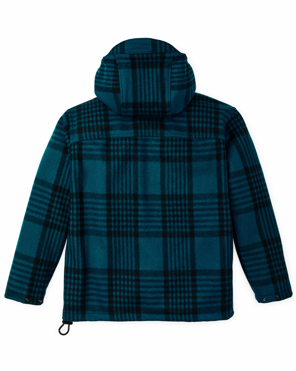Men Filson Mackinaw Wool Anorak - Blue / Black Plaid