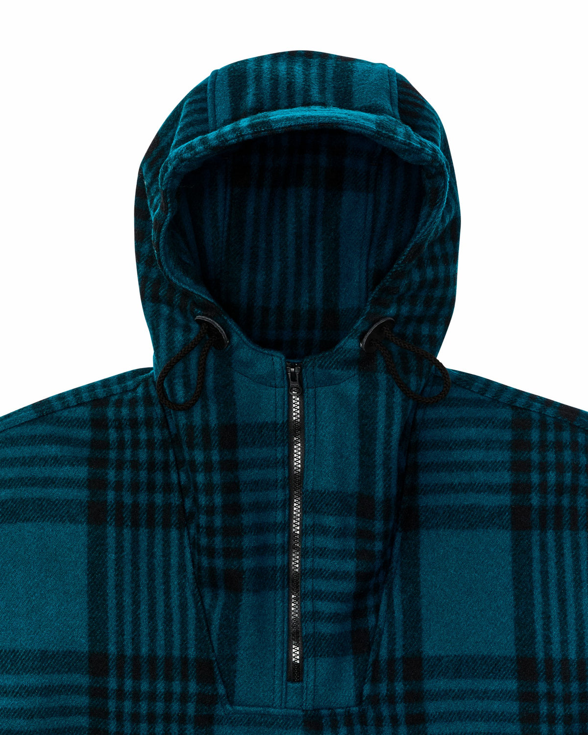 Men Filson Mackinaw Wool Anorak - Blue / Black Plaid