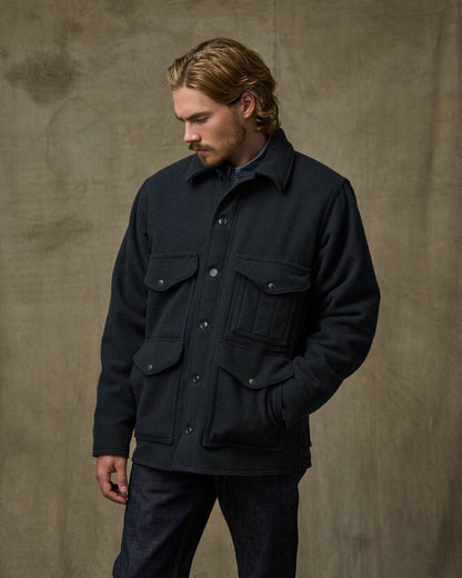 Men Filson Seattle Wool Cruiser Jacket - Navy