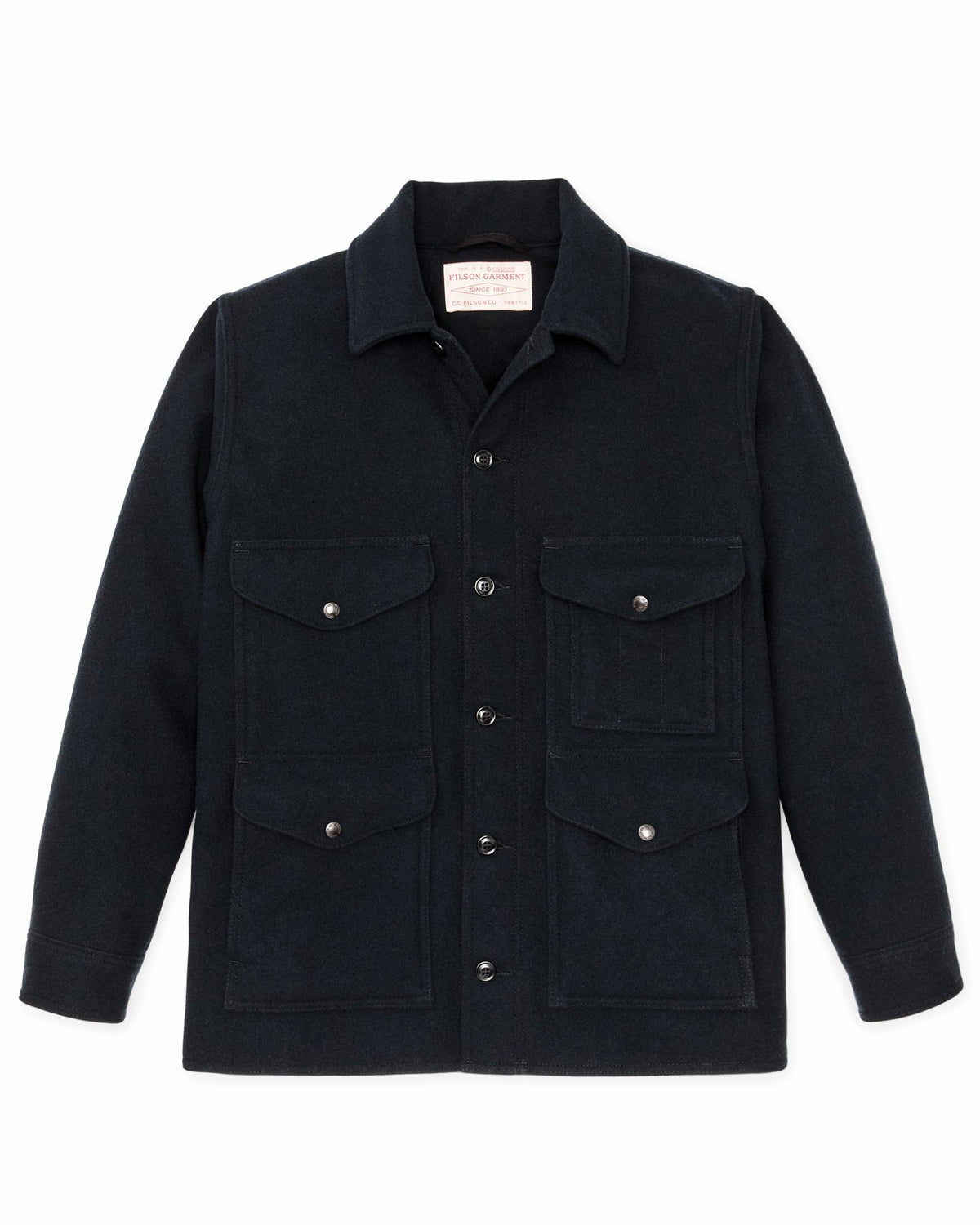 Men Filson Seattle Wool Cruiser Jacket - Navy