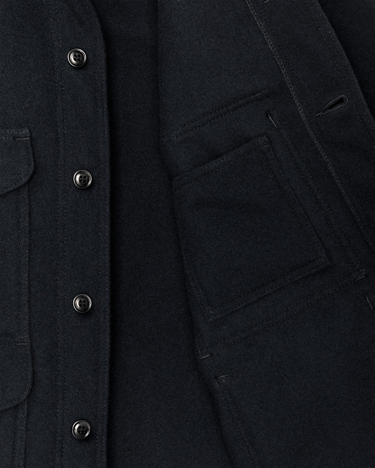 Men Filson Seattle Wool Cruiser Jacket - Navy