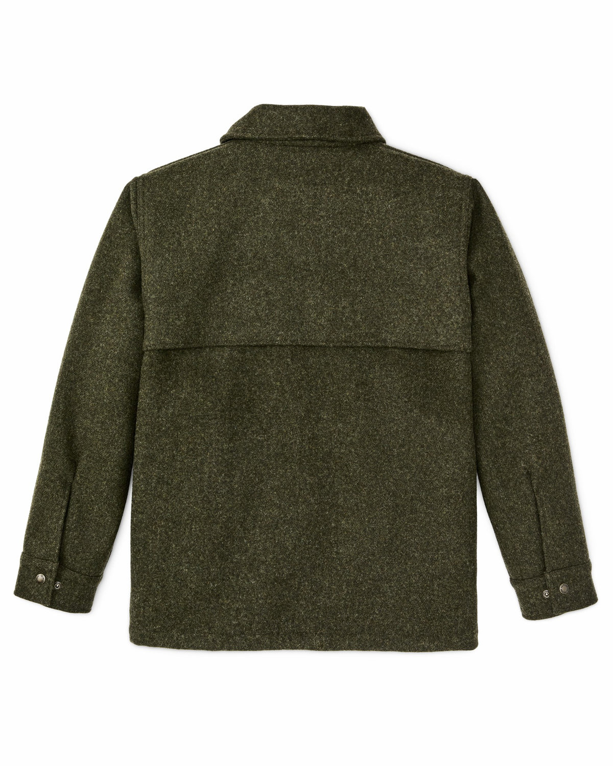 Men Filson Mackinaw Wool Cape Coat - Forest Green