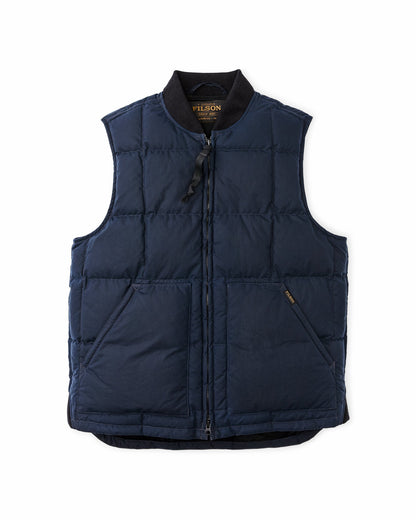 Men Filson Waxed Down Vest - Night Sky