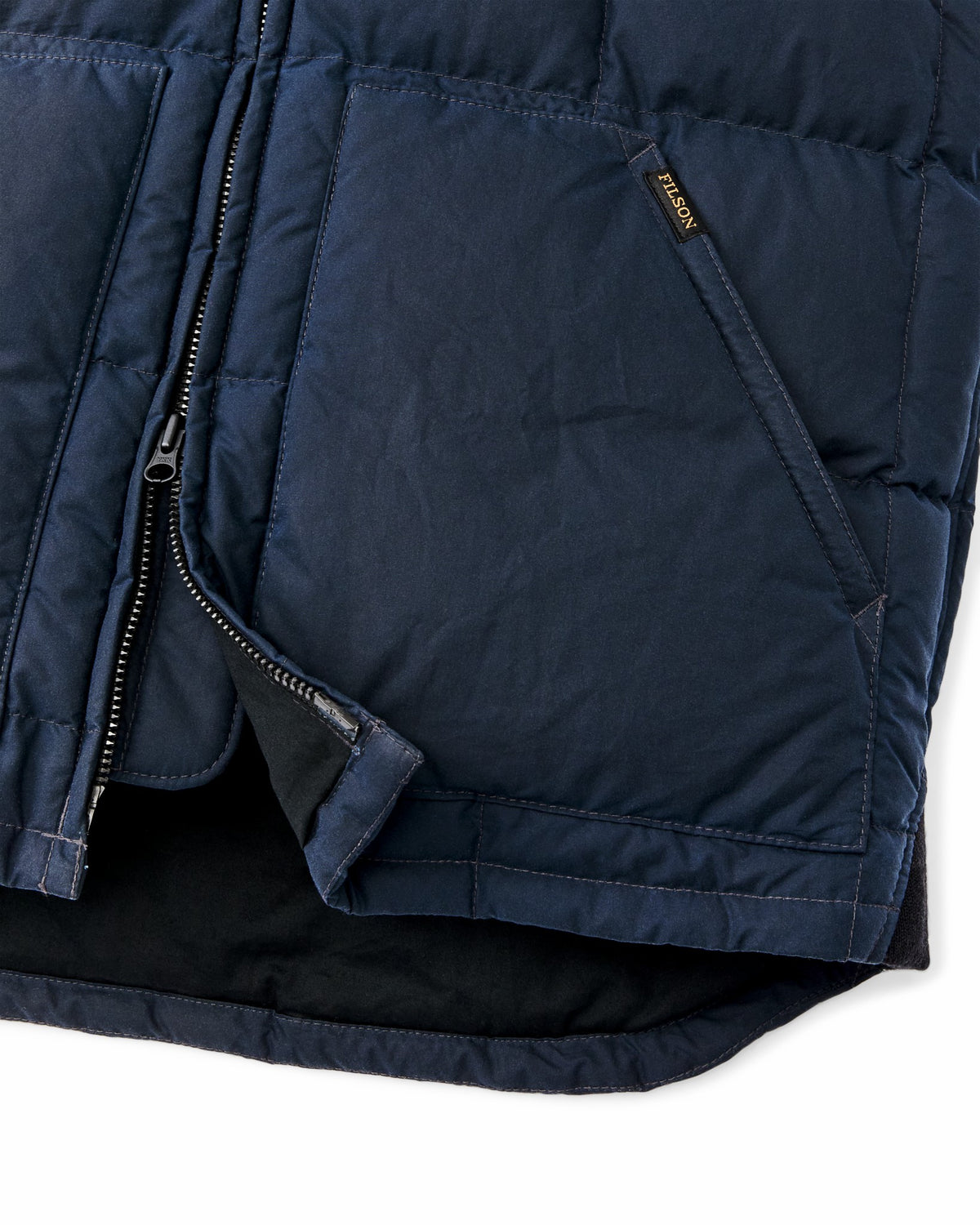 Men Filson Waxed Down Vest - Night Sky
