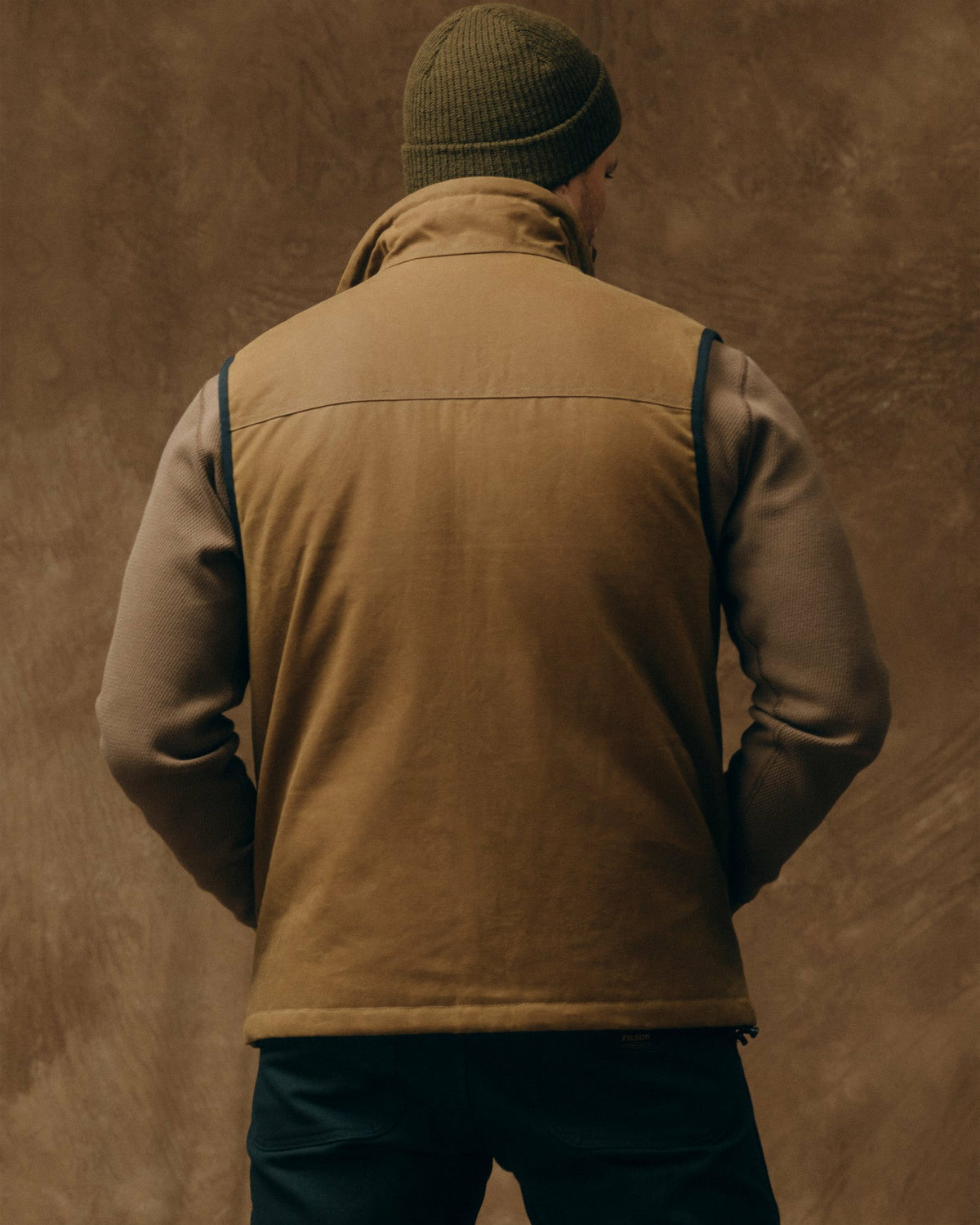 Men Filson Tin Cloth Primaloft Vest
