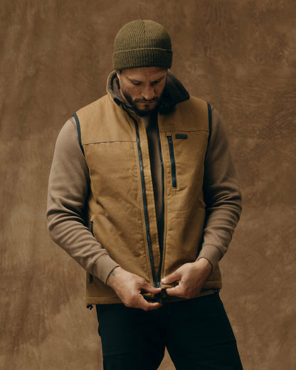 Men Filson Tin Cloth Primaloft Vest