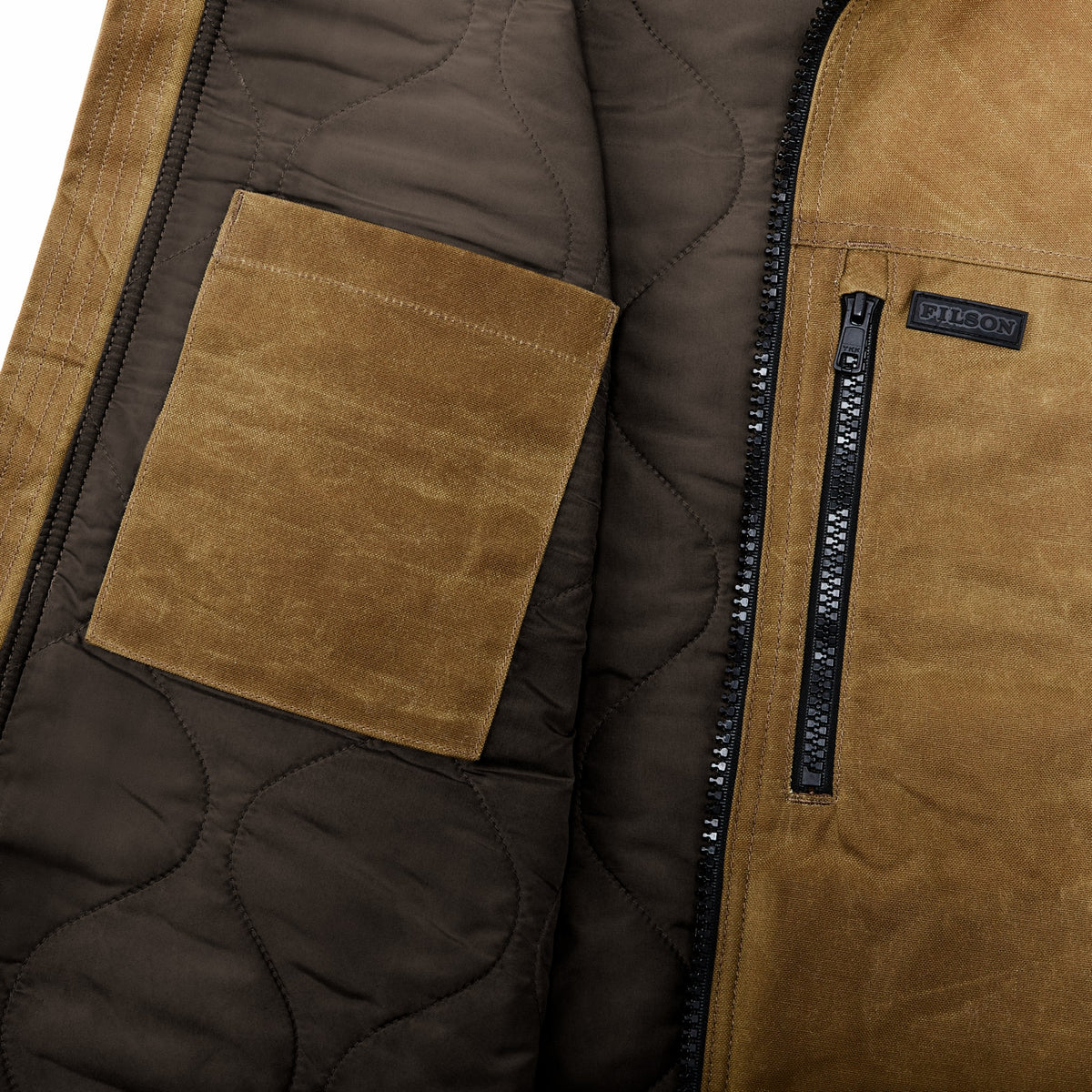 Men Filson Tin Cloth Primaloft Vest