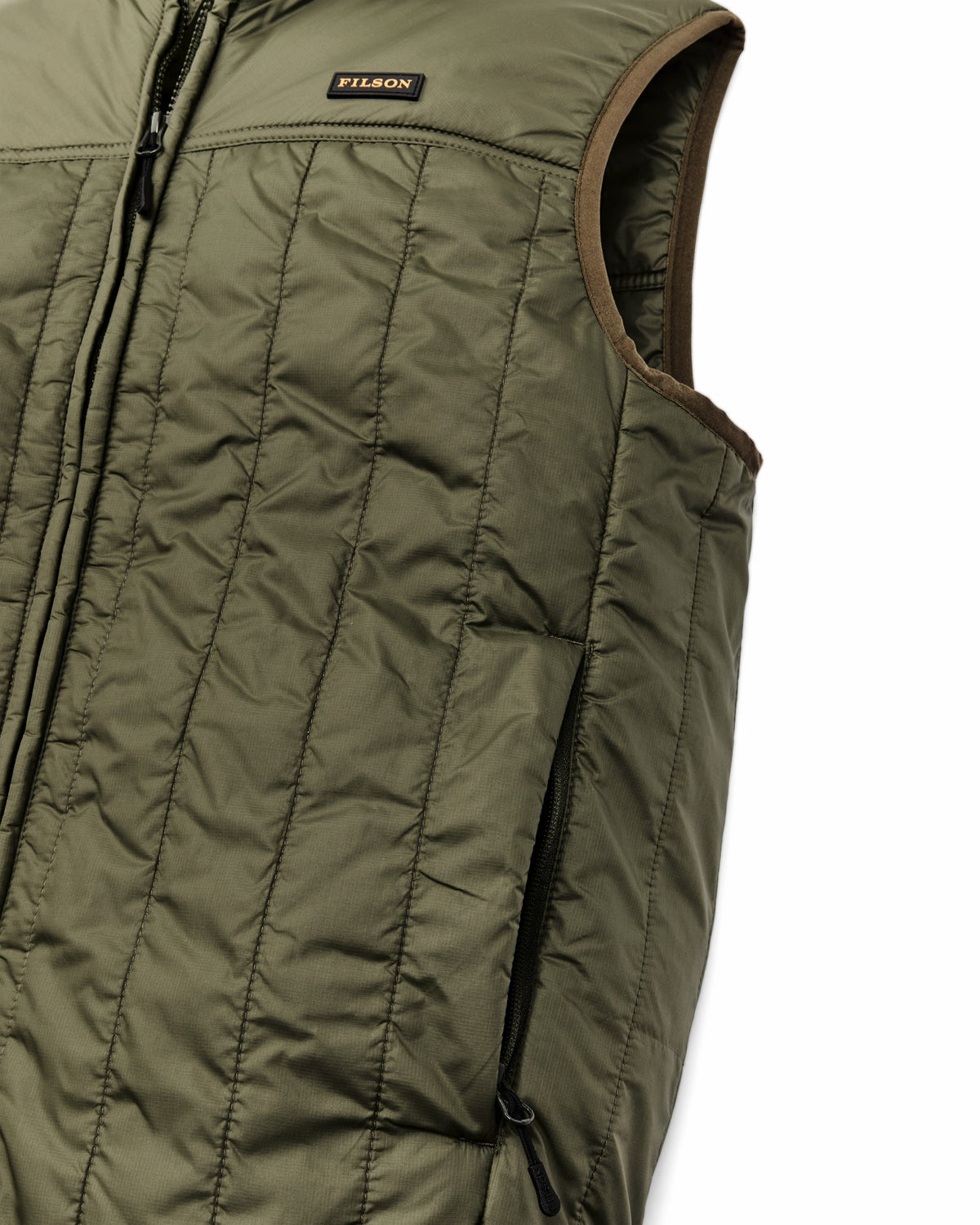 Men Filson Ultralight Vest - Dark Olive Drab