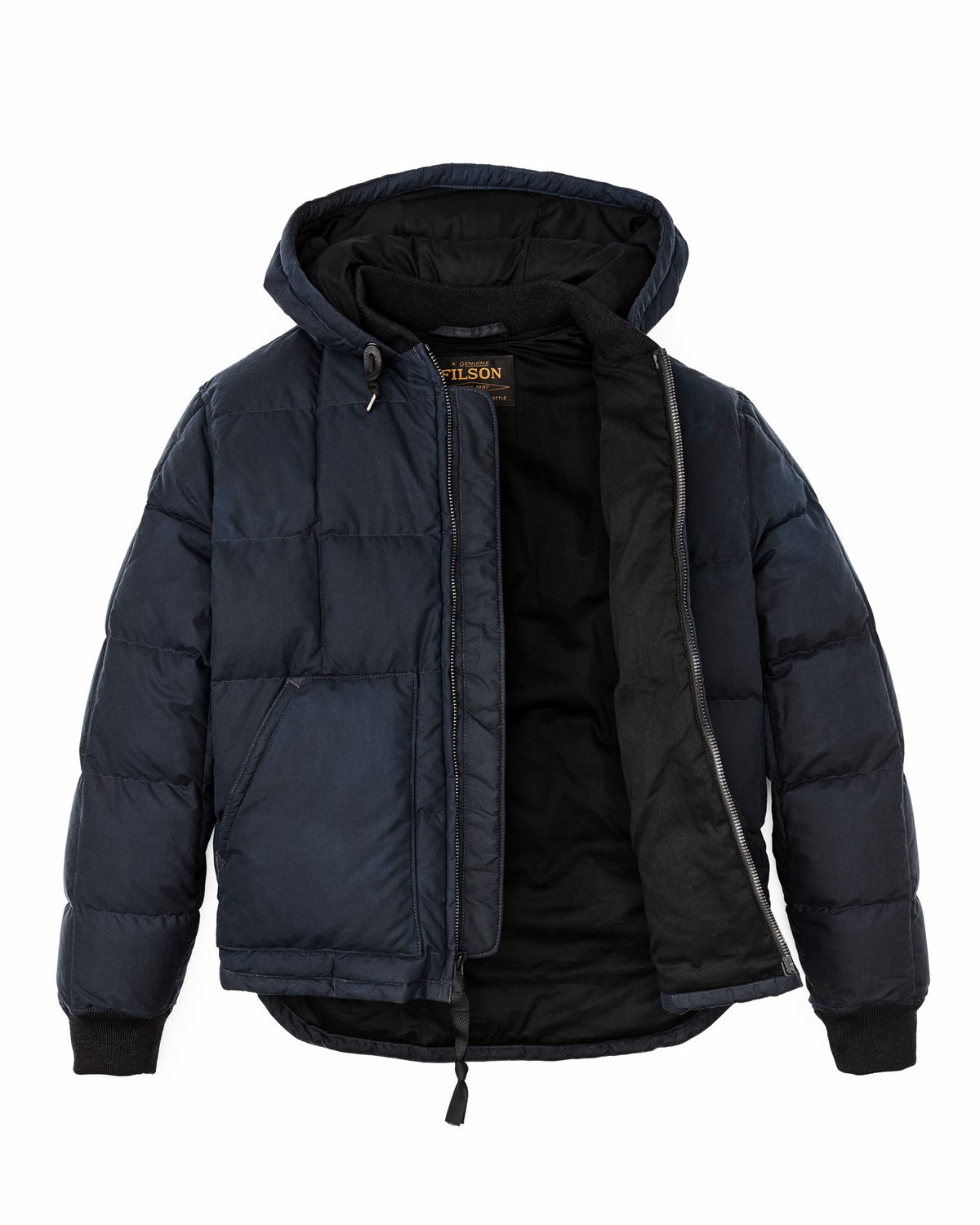 Men Filson Waxed Down Jacket - Night Sky