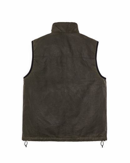 Men Filson Tin Cloth Primaloft Vest - Otter Green
