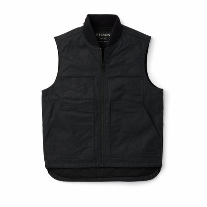 Men Filson Waxed Canvas Insulated Work Vest