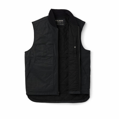 Men Filson Waxed Canvas Insulated Work Vest