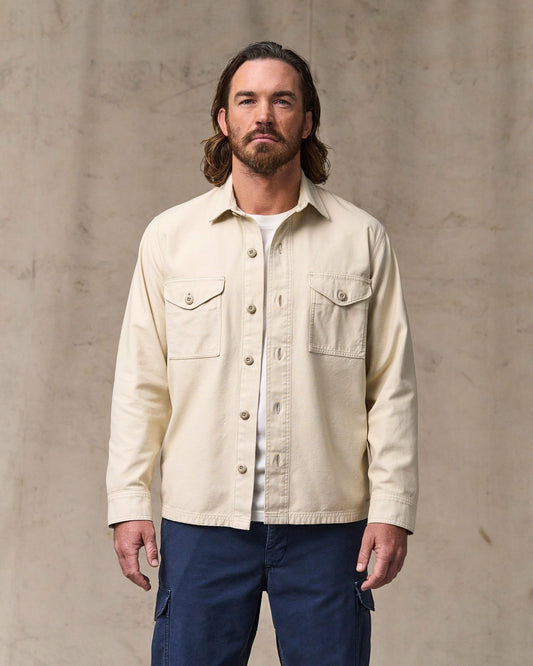 Men Filson Field Jac-Shirt - Washed Oatmeal