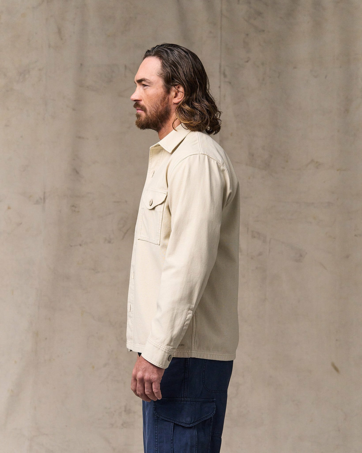Men Filson Field Jac-Shirt - Washed Oatmeal