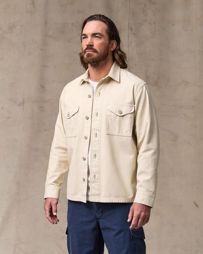 Men Filson Field Jac-Shirt - Washed Oatmeal