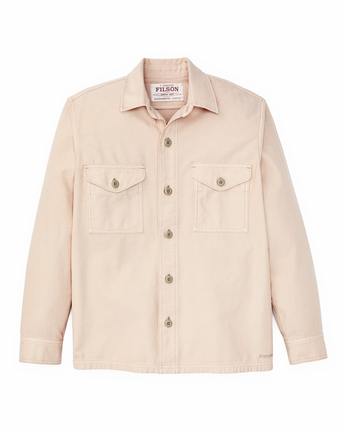 Men Filson Field Jac-Shirt - Washed Oatmeal
