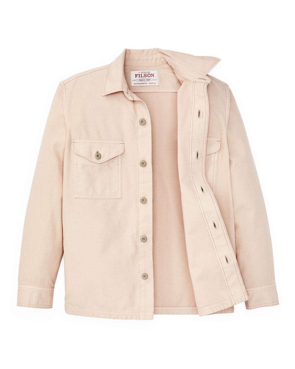 Men Filson Field Jac-Shirt - Washed Oatmeal