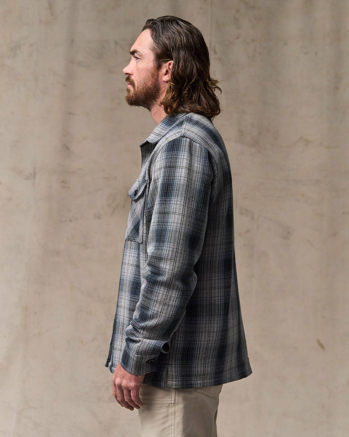 Men Filson Deer Island Jac-Shirt - Slate / Gray Ombre