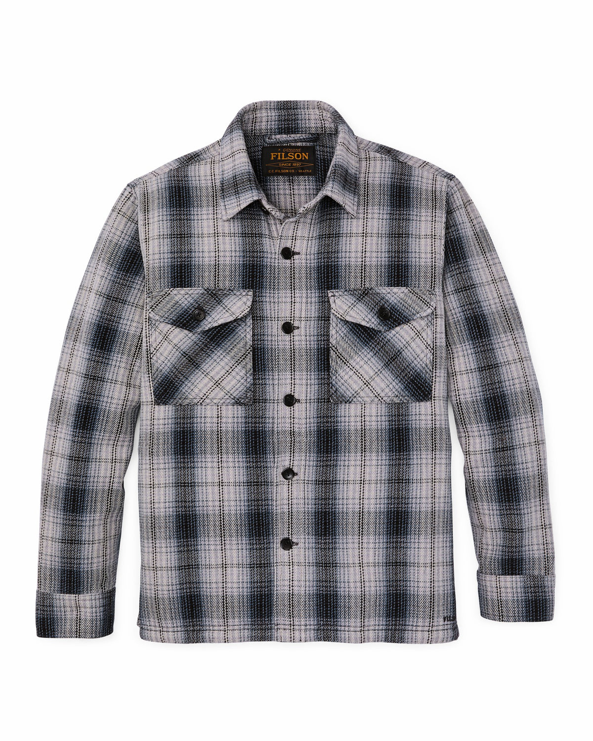 Men Filson Deer Island Jac-Shirt - Slate / Gray Ombre