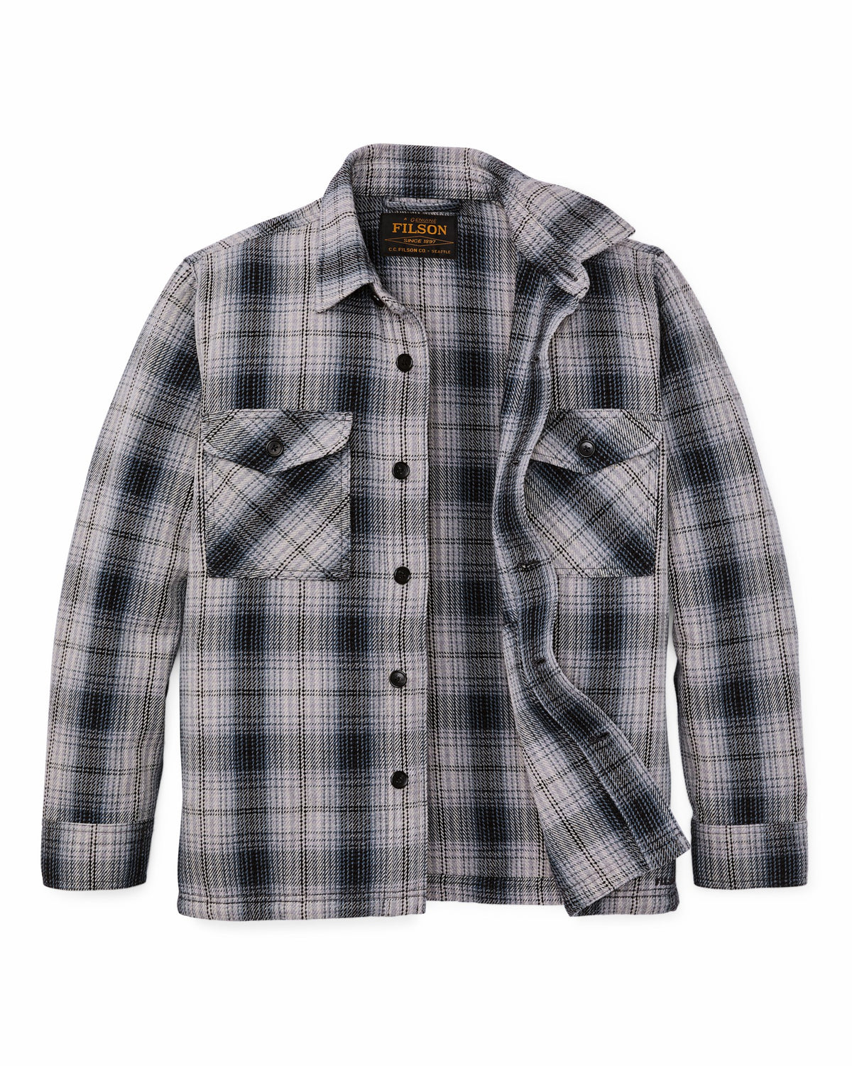 Men Filson Deer Island Jac-Shirt - Slate / Gray Ombre
