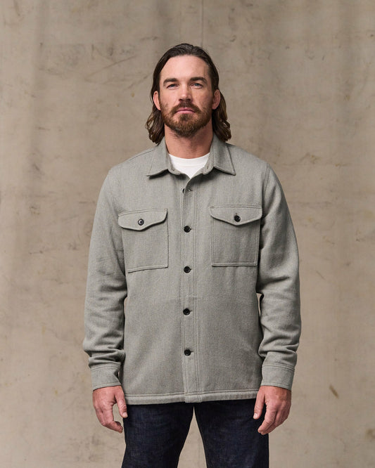 Men Filson Deer Island Jac-Shirt - Heather Natural