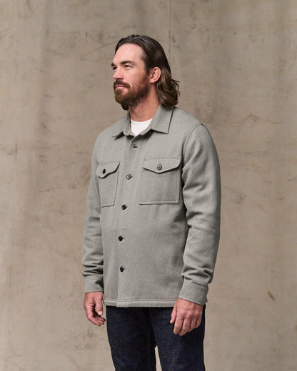 Men Filson Deer Island Jac-Shirt - Heather Natural