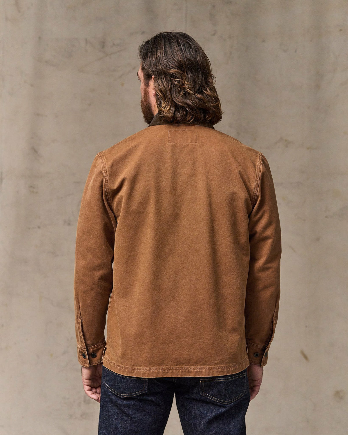 Men Filson Rustic Canvas Jac-shirt - Whiskey