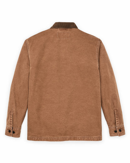 Men Filson Rustic Canvas Jac-shirt - Whiskey