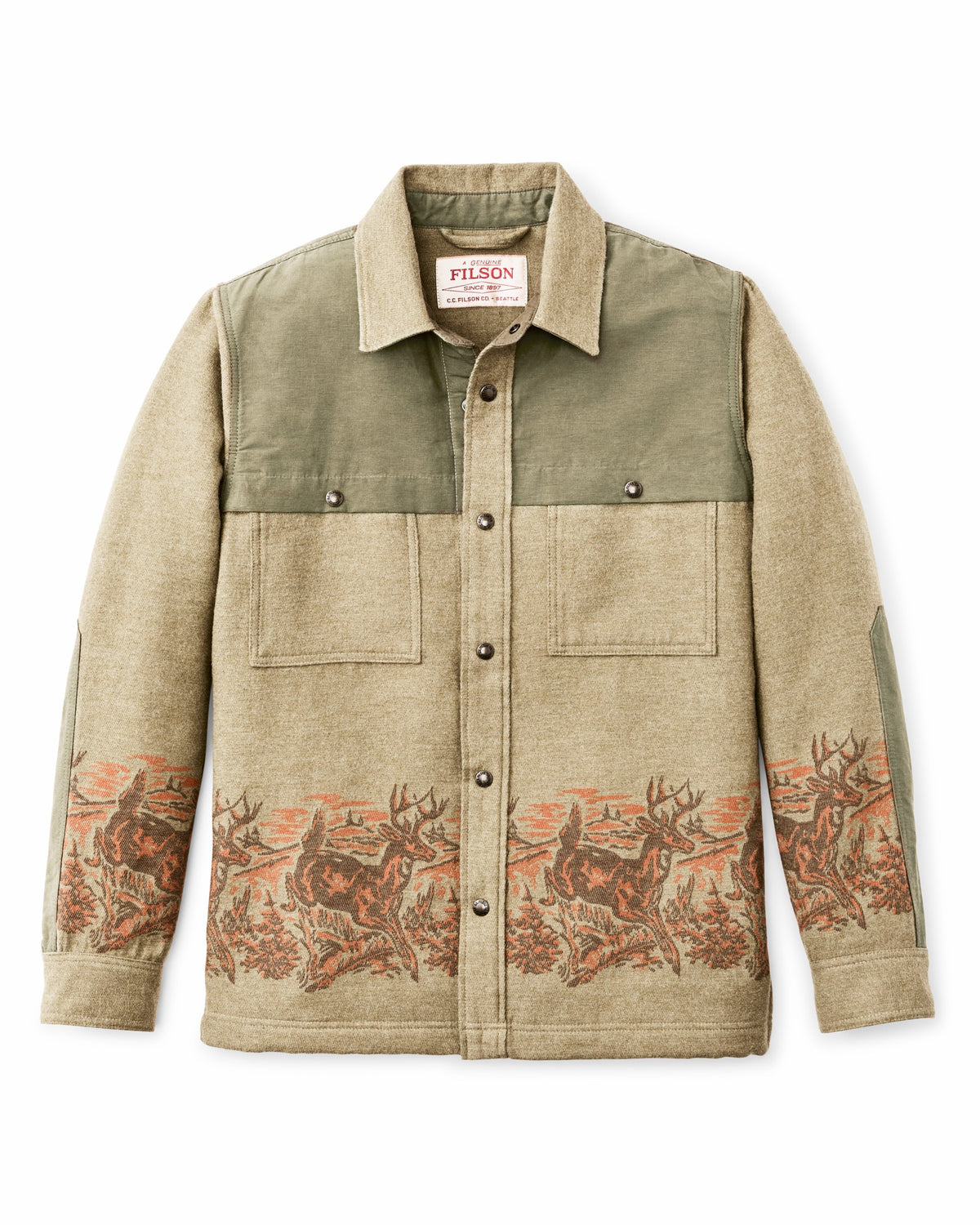 Men Filson Colchuck Forester Jac-shirt - Sage Heather