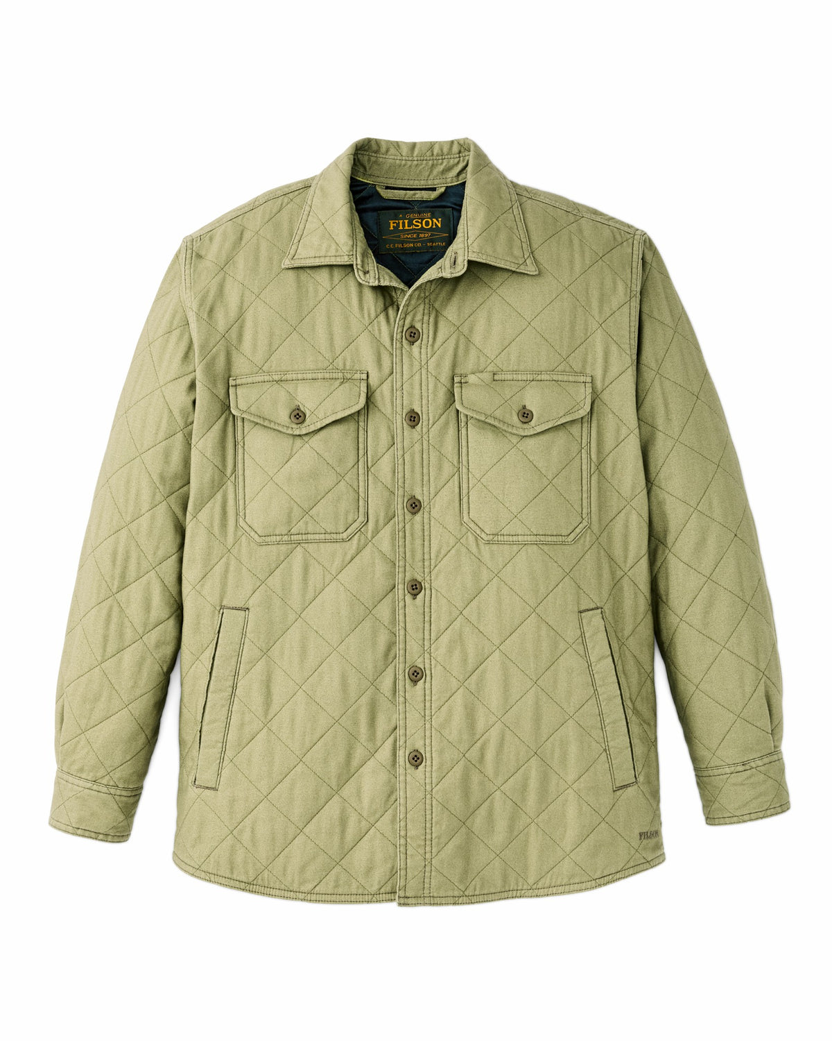 Men Filson Insulated Flannel Jac-shirt - Lakebed