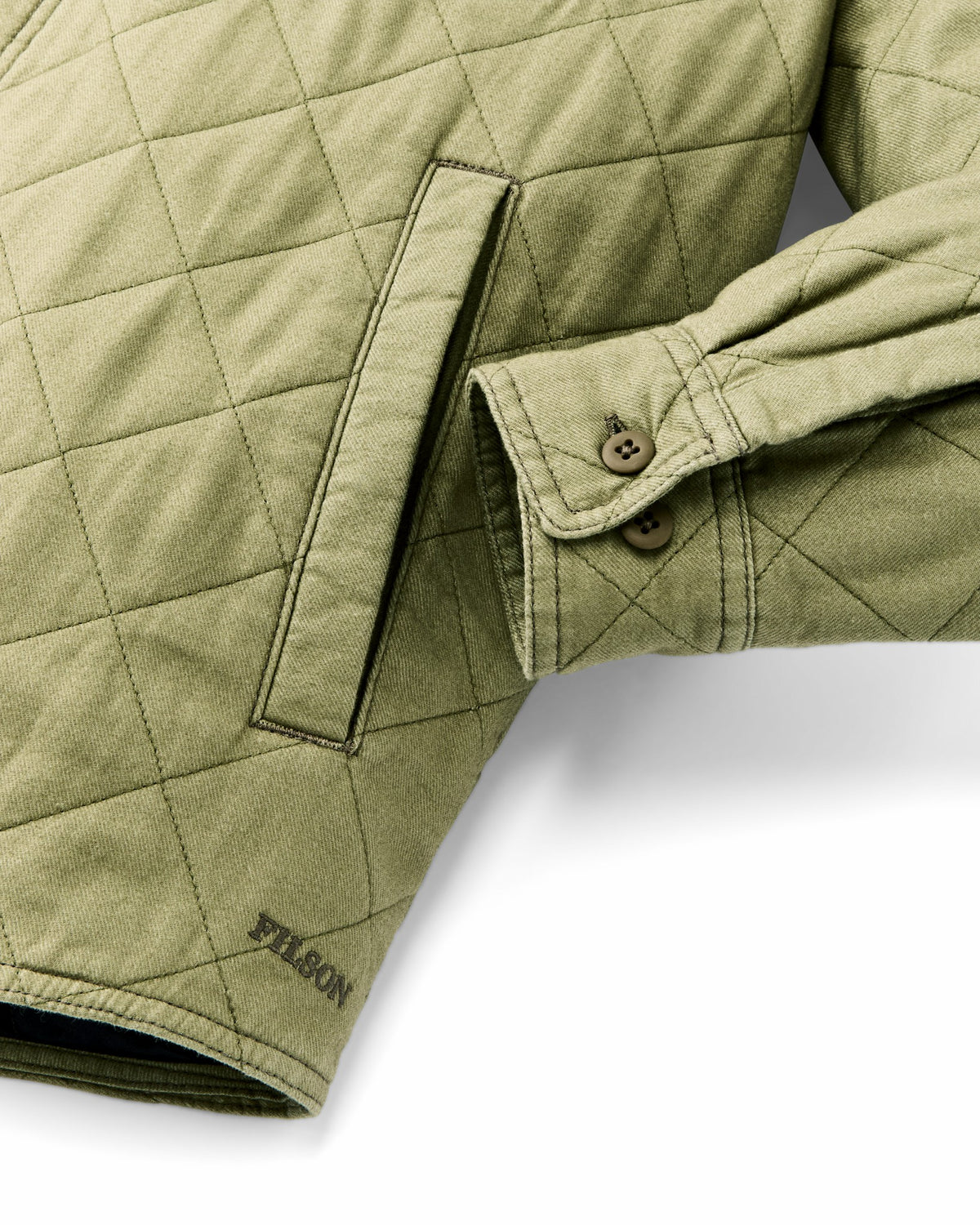 Men Filson Insulated Flannel Jac-shirt - Lakebed