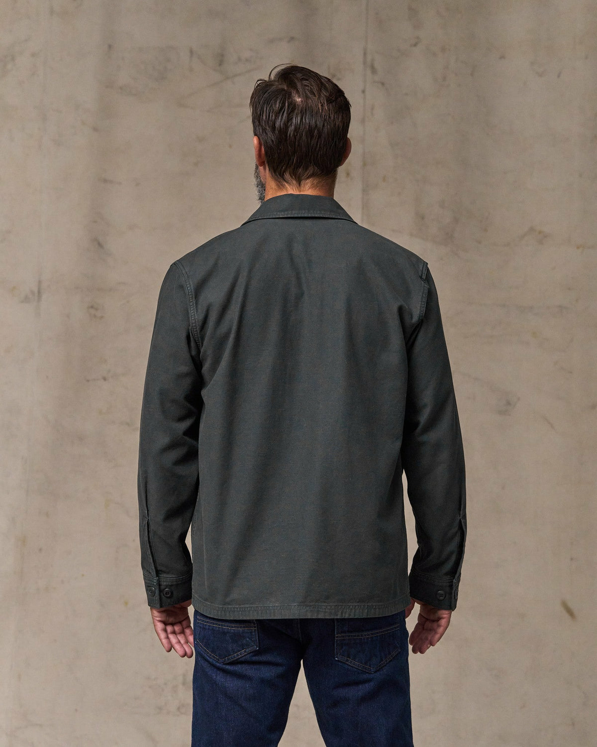 Men Filson Field Jac-Shirt - Washed Faded Black