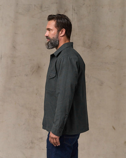 Men Filson Field Jac-Shirt - Washed Faded Black