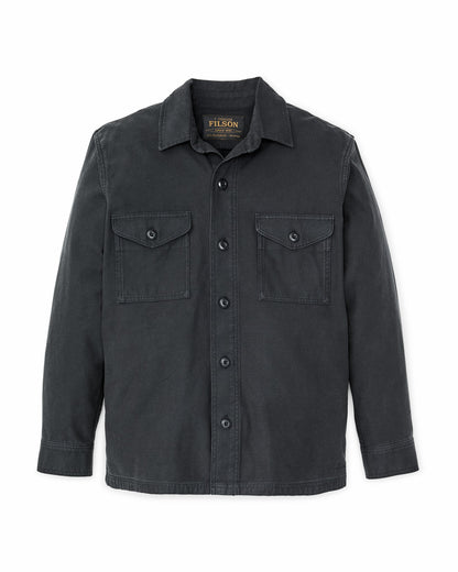 Men Filson Field Jac-Shirt - Washed Faded Black