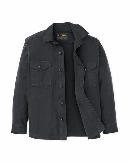 Men Filson Field Jac-Shirt - Washed Faded Black
