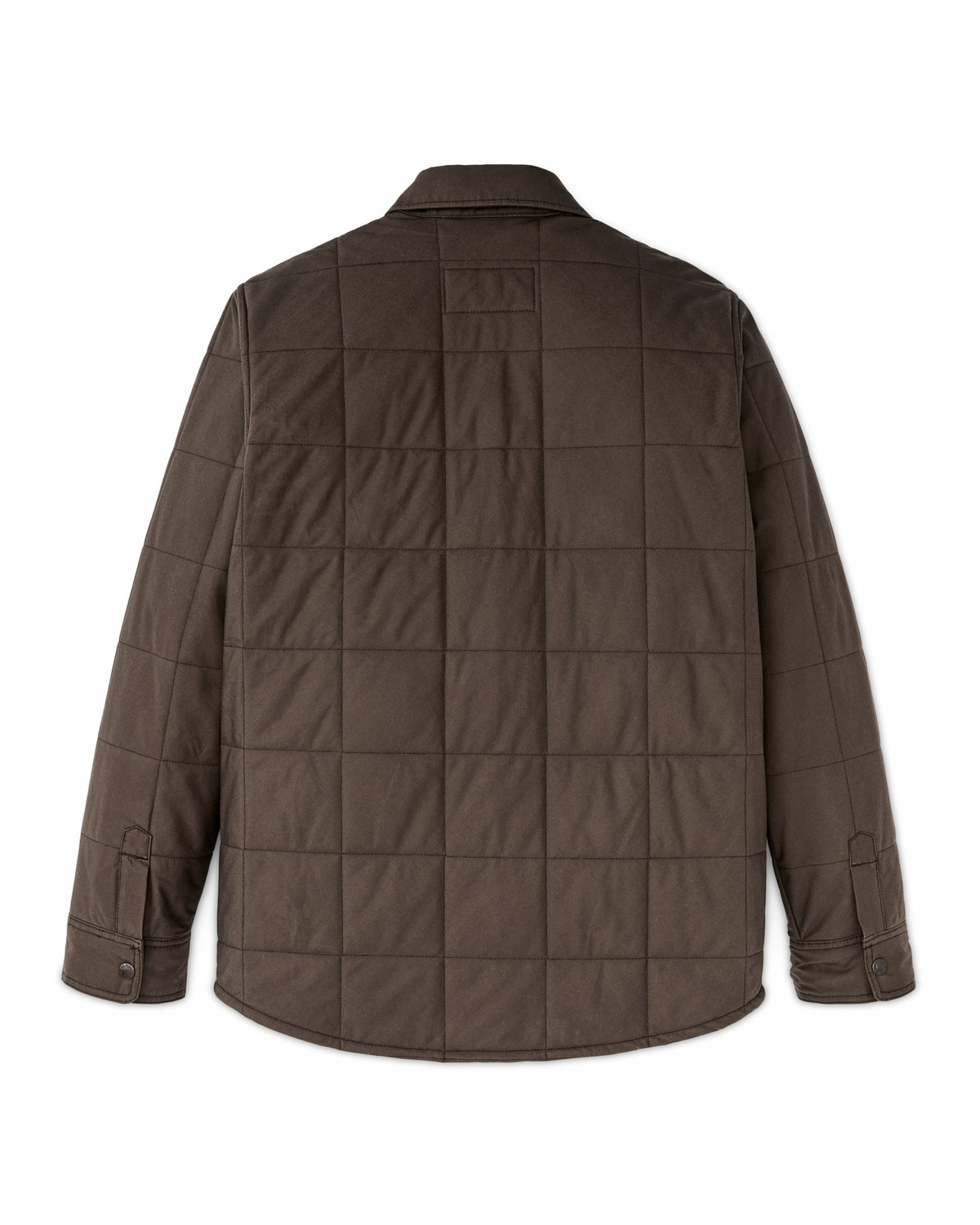 Men Filson Cover Cloth Quilted Jac-shirt - Slate Black