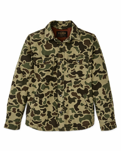 Men Filson Fleece Lined Jac-shirt - Tundra Shrub Camo
