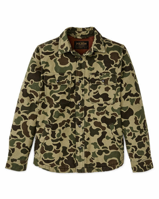 Men Filson Fleece Lined Jac-shirt - Tundra Shrub Camo