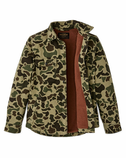 Men Filson Fleece Lined Jac-shirt - Tundra Shrub Camo