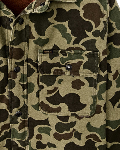 Men Filson Fleece Lined Jac-shirt - Tundra Shrub Camo
