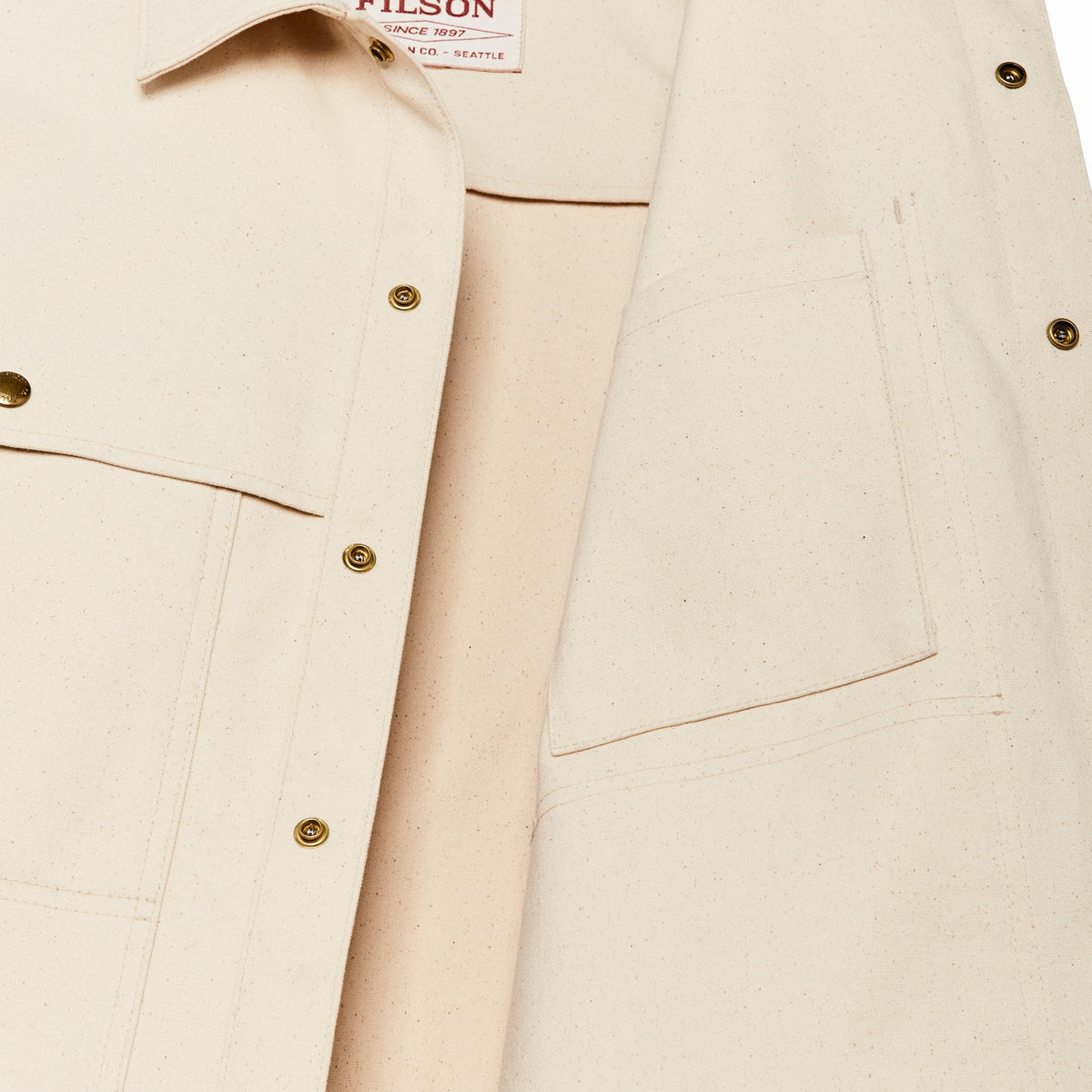 Men Filson Dry Tin Cloth Forester Jac-shirt