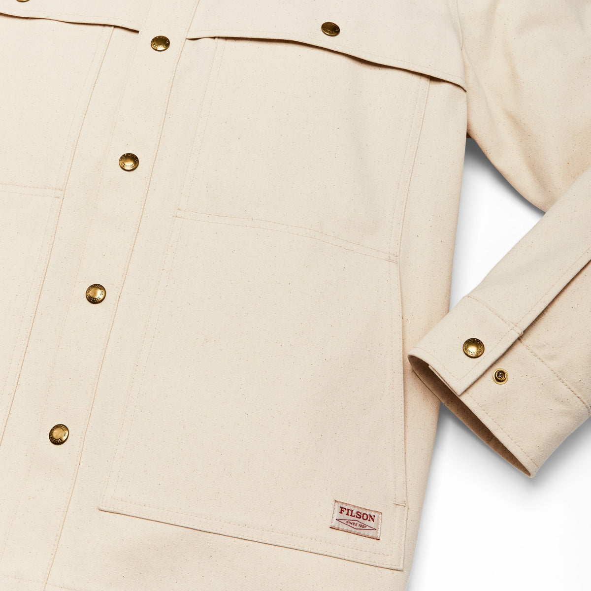 Men Filson Dry Tin Cloth Forester Jac-shirt