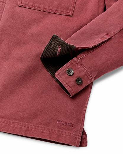 Men Filson Rustic Canvas Jac-shirt - Red Rock