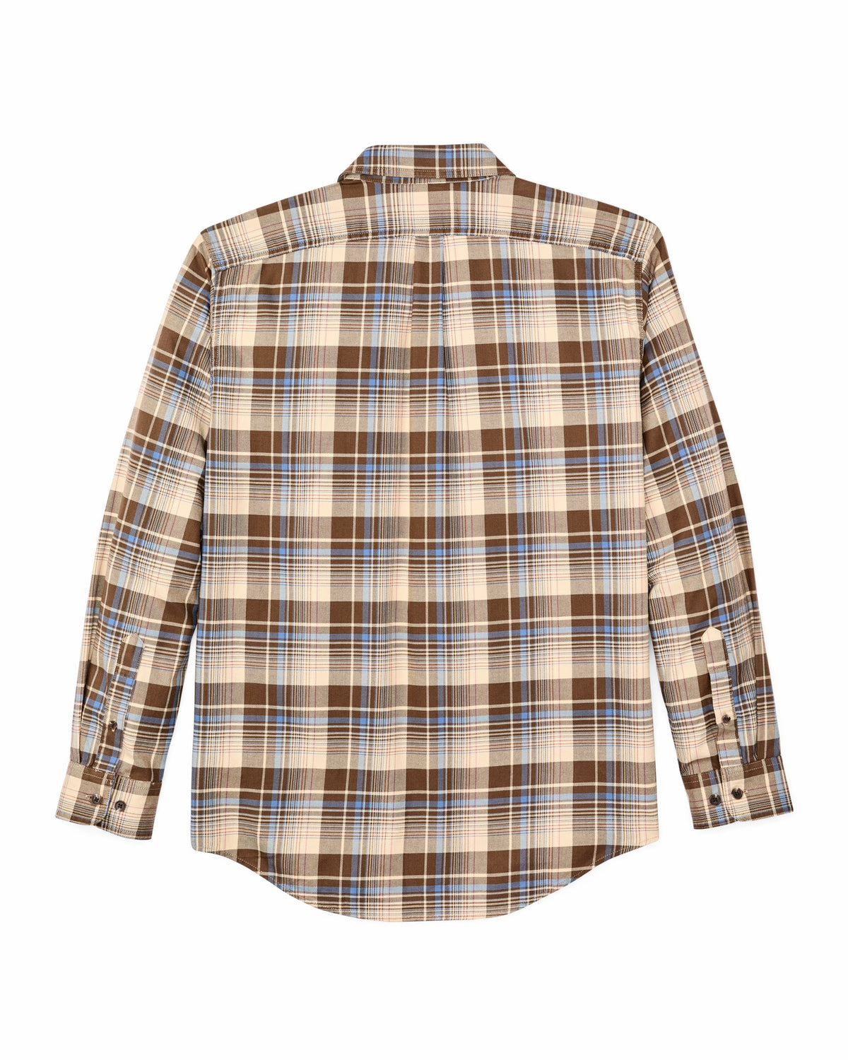 Men Filson Lightweight Alaskan Guide Shirt - Cream / Blue / Multi Plaid